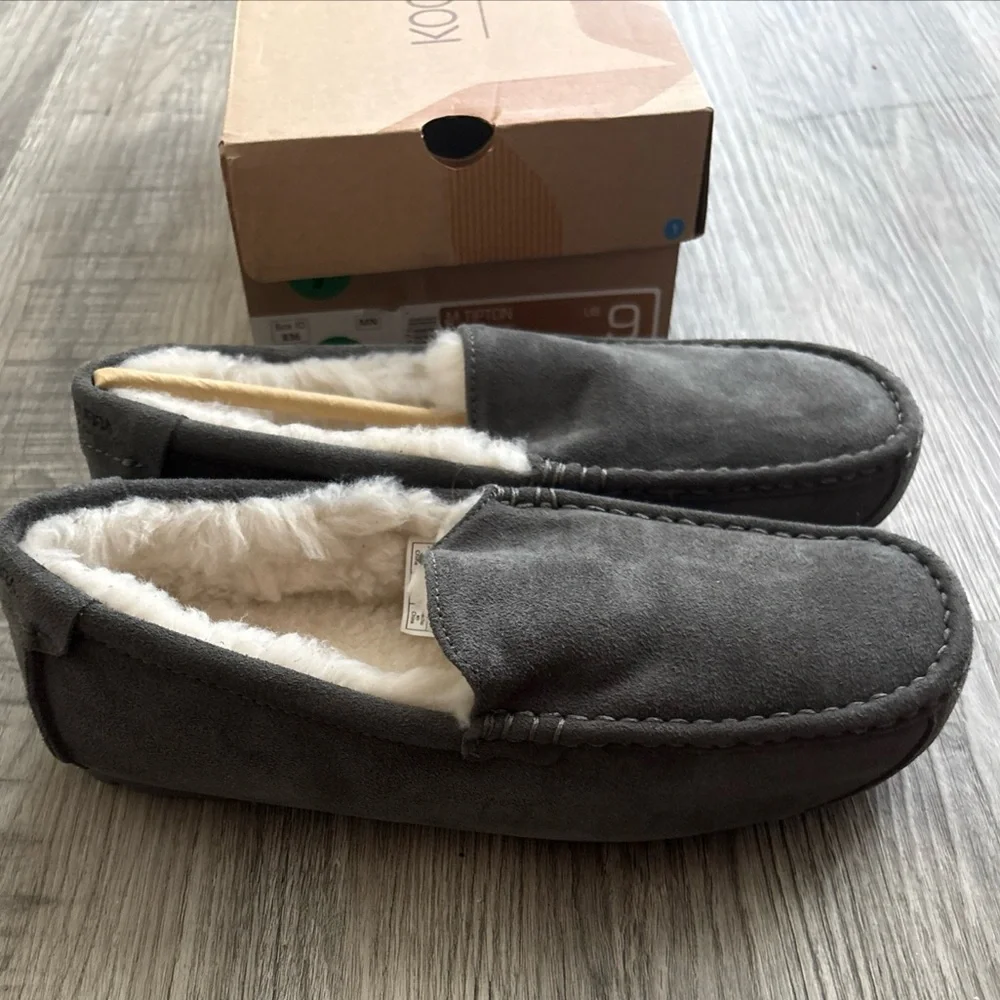 Koolaburra UGG Tipton Suede Slippers Size 9 NIB
